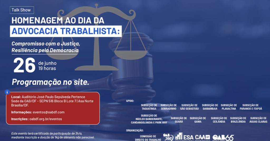Advocacia Maciel participa de evento pelo Dia da Advocacia Trabalhista