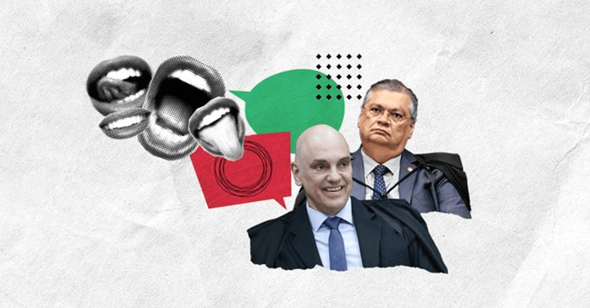 "Eu falo muito, só não mais que o ministro Flávio", brinca Moraes
