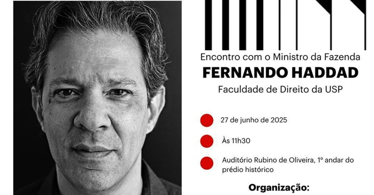 Ministro Fernando Haddad participa de evento na São Francisco