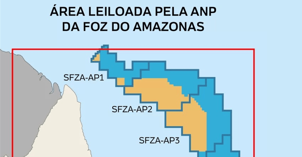 ANP concede 19 áreas para exploração de petróleo na foz do Amazonas